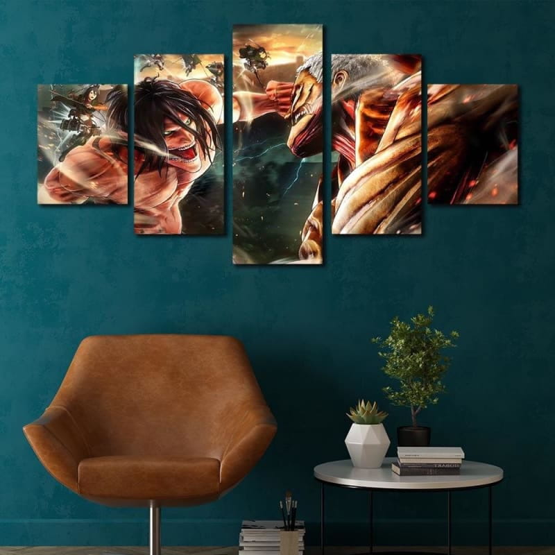 Eren vs Reiner Tavla - Attack on Titan™