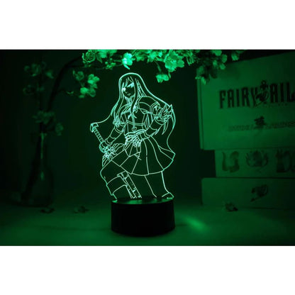 Erza ”Knight” 3D-lampa – Fairy Tail™