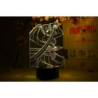 Erza Scarlet 3D-lampa – Fairy Tail™
