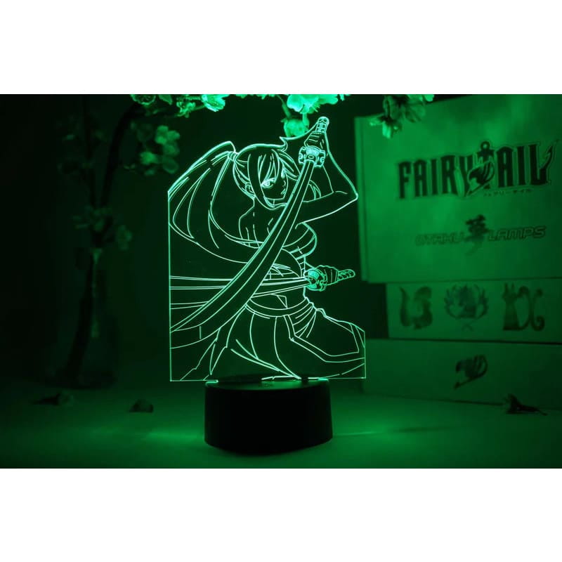 Erza Scarlet 3D-lampa – Fairy Tail™