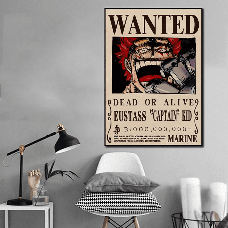 Eustass "Captain" Kid "Wanted" Poster – One Piece™