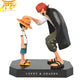 Figur Shanks den Rödhårige med Monkey D Luffy - One Piece™