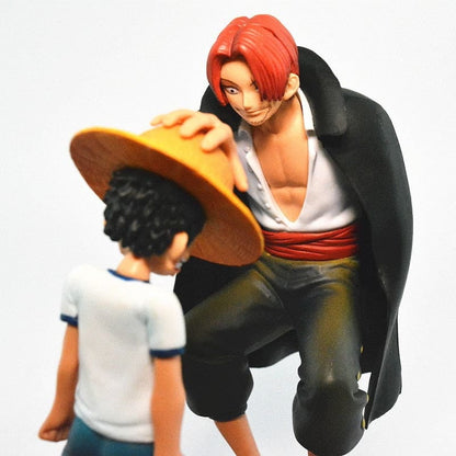 Figur Shanks den Rödhårige med Monkey D Luffy - One Piece™