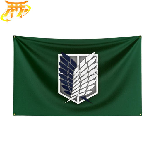Frihetens Vingar Blason Flagga - Attack on Titan™