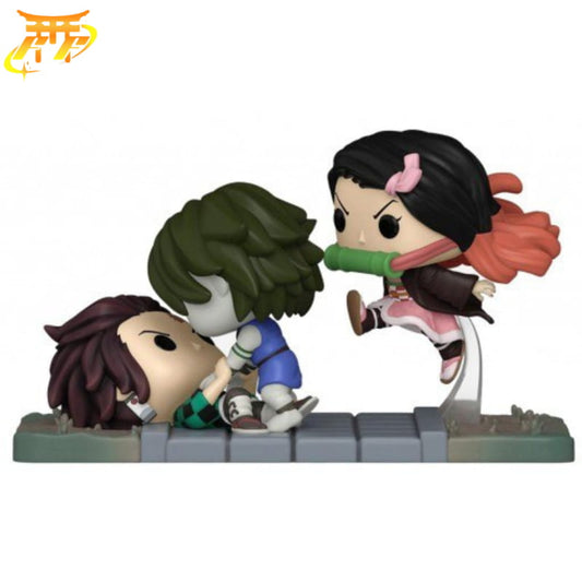 Funko POP Tanjiro & Nezuko mot Tempeldemonen – Demon Slayer™
