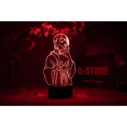 Gen Asagiri 3D-lampa – Dr. Stone™