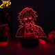 Giyu Tomioka 3D-lampa – Demon Slayer™