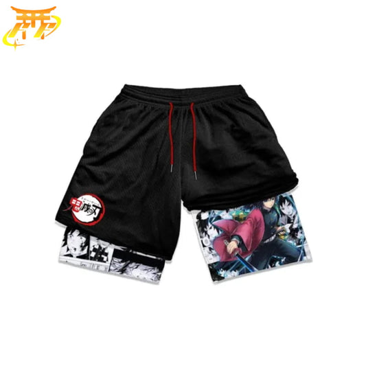 Giyu Tomioka Vattnets andning Shorts – Demon Slayer™