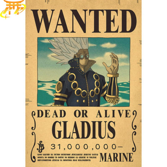 Gladius "Wanted" Poster – One Piece™