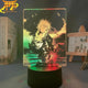 Gojo Satoru tvåfärgad 3D-lampa V2 – Jujutsu Kaisen™