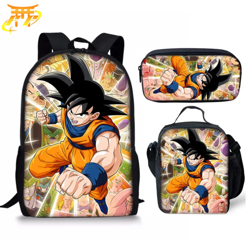 Goku vs skurkar ryggsäck med pennfodral och axelväska – Dragon Ball Z™