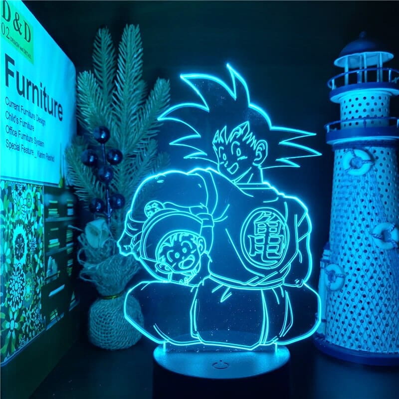 Goku x Gohan 3D-lampa – Dragon Ball Z™