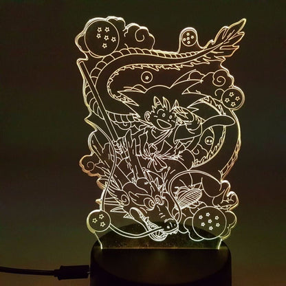 Goku x Shenron 3D-lampa – Dragon Ball Z™