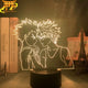 Gon med Kirua 3D-lampa – Hunter x Hunter™