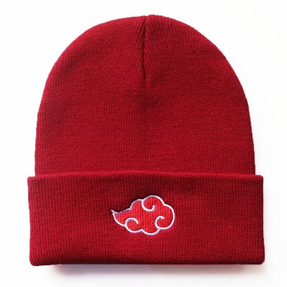 Grå/Röd Akatsuki Mössa - Naruto Shippuden™