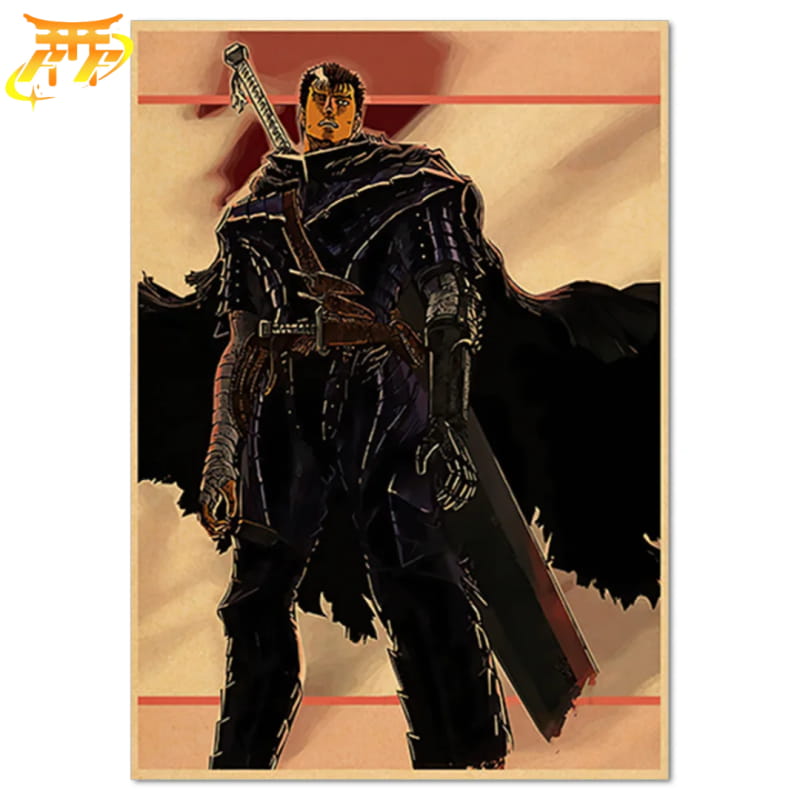 Guts “Den Ensamme Krigaren” Poster – Berserk™