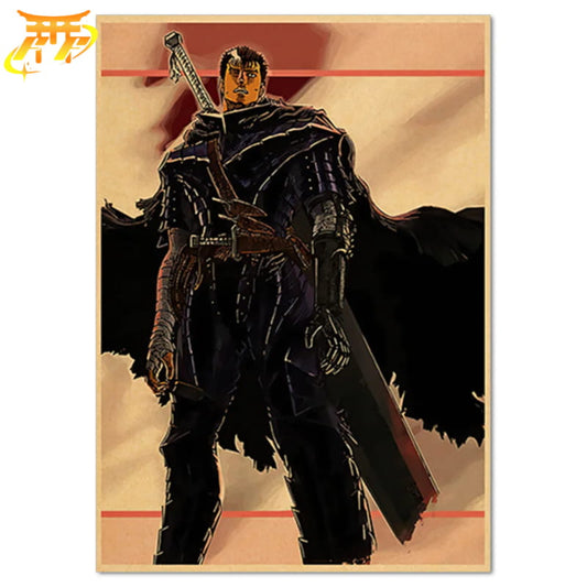 Guts “Den Ensamme Krigaren” Poster – Berserk™