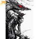 Guts “Den Svarta Riddarens Rustning” Poster – Berserk™