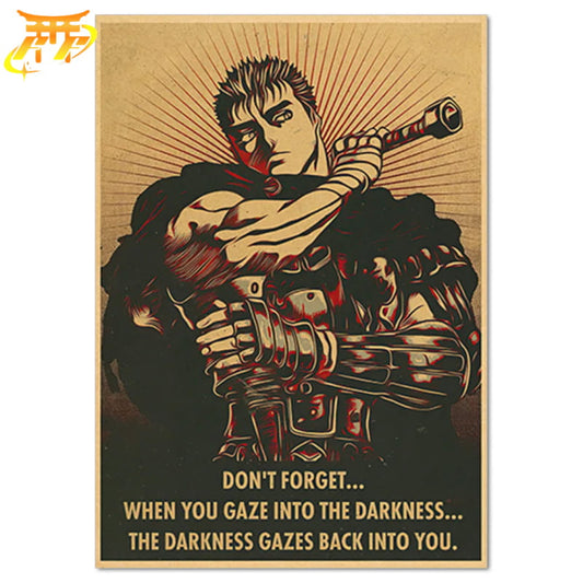 Guts “Mörker” Poster – Berserk™