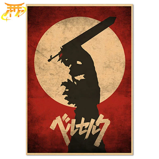 Guts “Röd Nattklinga” Poster – Berserk™