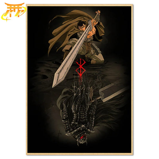 Guts “Skuggans Konfrontation” Poster – Berserk™