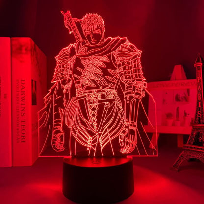 Guts “Svarta Svärdsmannen” 3D-lampa – Berserk™