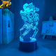 Gyro Zeppeli vs Johnny Joestar 3D-lampa – JoJo’s Bizarre Adventure™