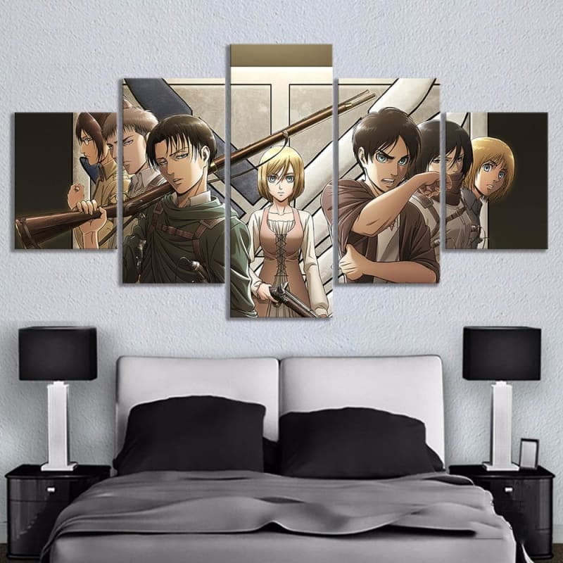 Historia och hennes vänner Tavla - Attack on Titan™