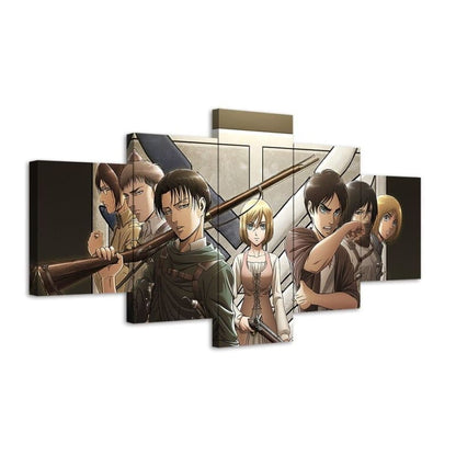 Historia och hennes vänner Tavla - Attack on Titan™