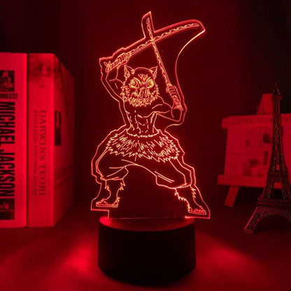 Inosuke Hashibira 3D-lampa – Demon Slayer™