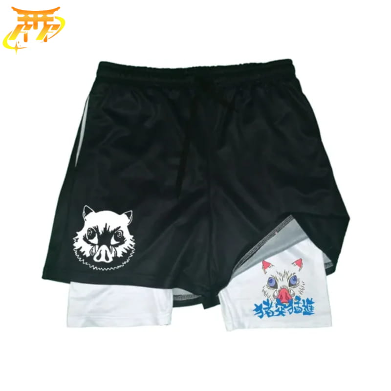 Inosuke Svart och Vit Shorts – Demon Slayer™