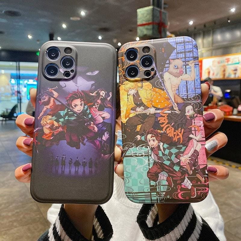 Iphone-skal Tanjiro, Nezuko, Inosuke och Zenitsu – Demon Slayer™