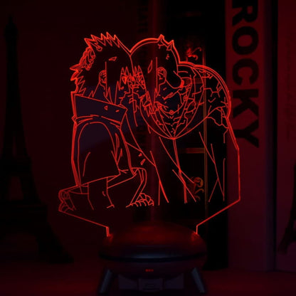 Itachi och Sasuke 3D-lampa – Naruto Shippuden™