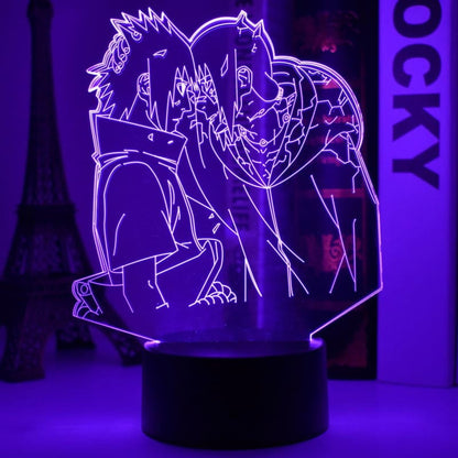 Itachi och Sasuke 3D-lampa – Naruto Shippuden™
