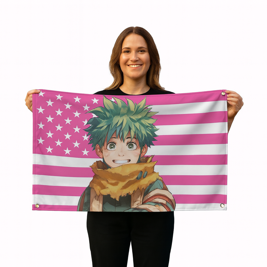 Izuku Midoriya Flagga ”Överlevnadsdräkt” – My Hero Academia™