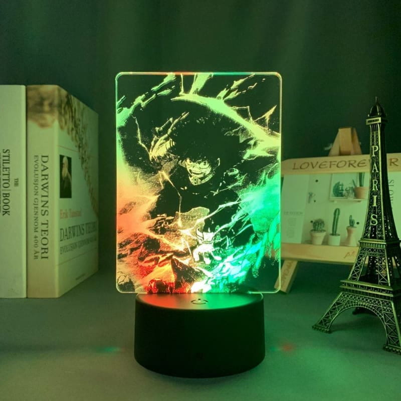 Izuku Midoriya tvåfärgad 3D-lampa – My Hero Academia™