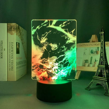 Izuku Midoriya tvåfärgad 3D-lampa – My Hero Academia™