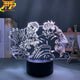 JJK huvudkaraktärer 3D-lampa – Jujutsu Kaisen™