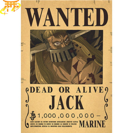 Jack "Wanted" Poster – One Piece™