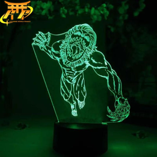 Jaw Titan 3D-lampa - Attack on Titan™