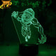 Jaw Titan 3D-lampa - Attack on Titan™
