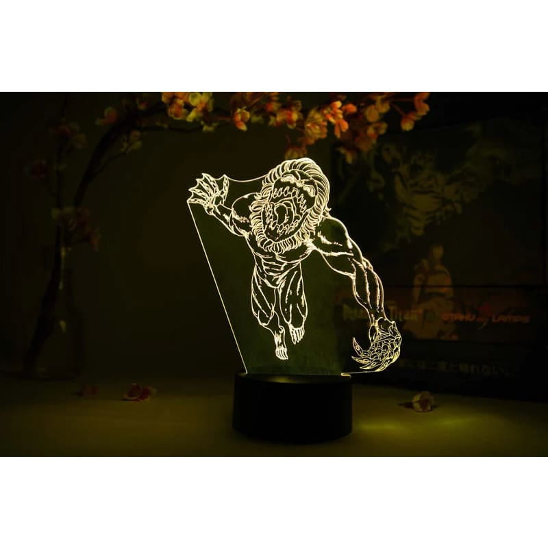 Jaw Titan 3D-lampa - Attack on Titan™