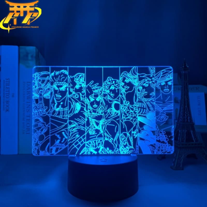 Joestar-klanen 3D-lampa – JoJo’s Bizarre Adventure™
