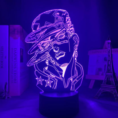Jotaro Kujo 3D-lampa – JoJo Bizarre Adventure™