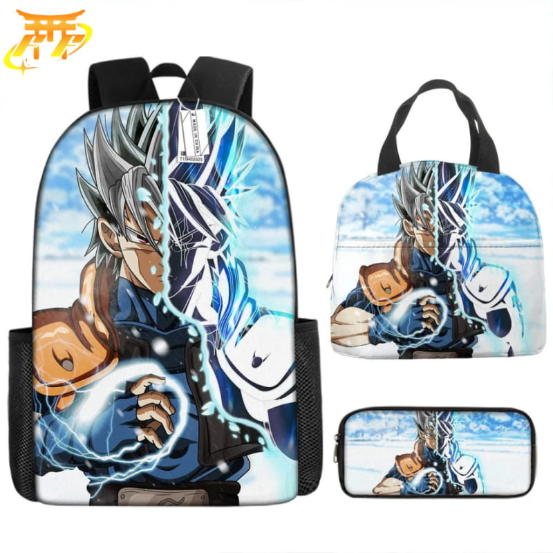 Kakashi x Vegeta DBGT Ryggsäck med pennfodral och axelväska – Naruto Shippuden™
