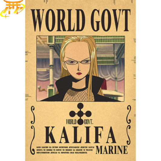 Kalifa "Wanted" Poster – One Piece™