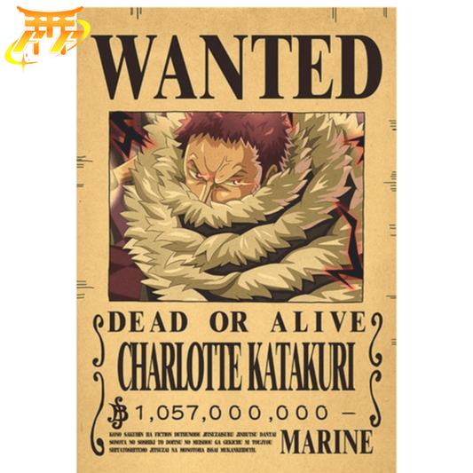 Katakuri "Wanted" Poster – One Piece™