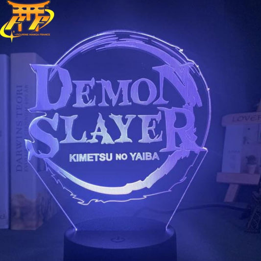 Kimetsu no Yaiba-logotyp 3D-lampa – Demon Slayer™
