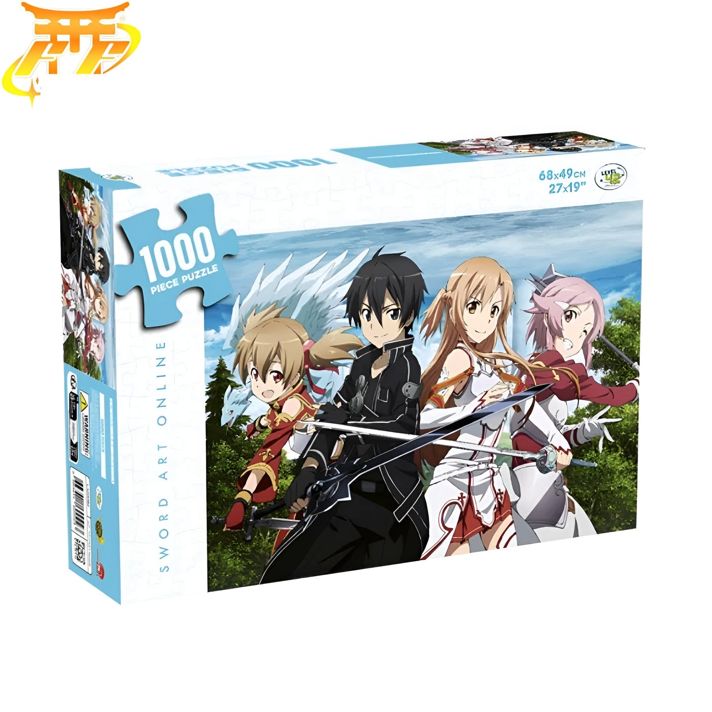 Kirito, Asuna, Lisbeth och Silica Pussel – Sword Art Online™
