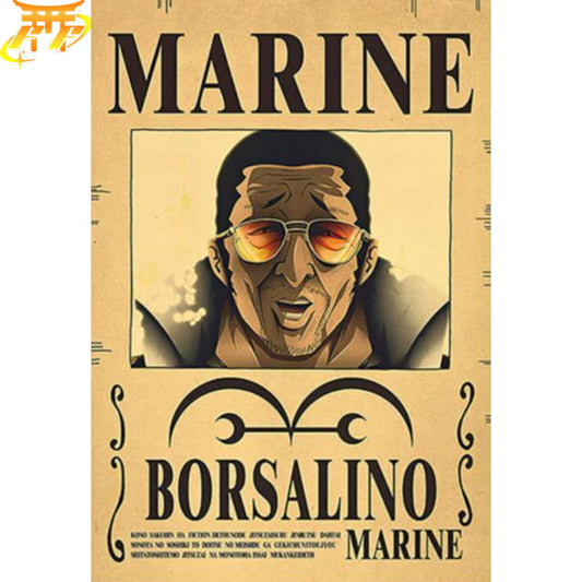Kizaru "Wanted" Poster – One Piece™